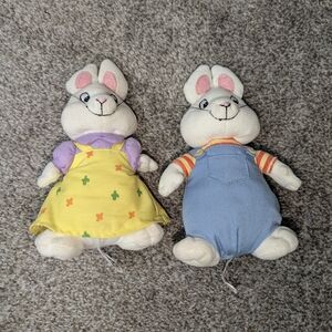 Ty Stuffed Animals - Yellow and Blue Outfits